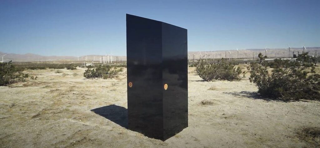 Obelisk in the desert